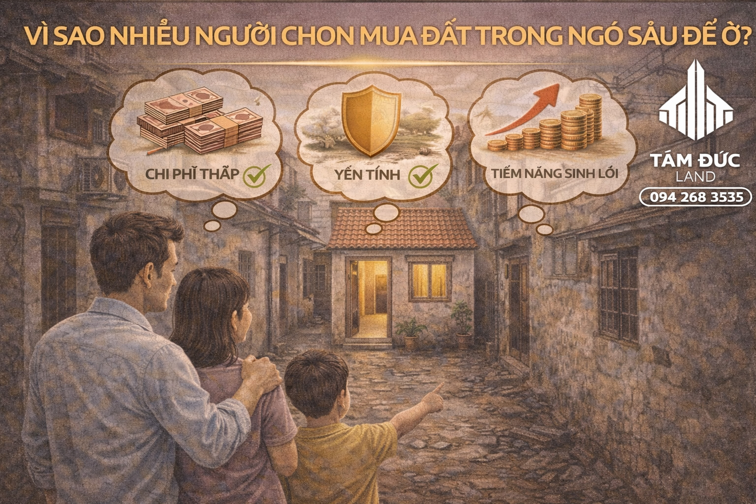 Vi sao nhieu nguoi chon mua dat ngo sau de o