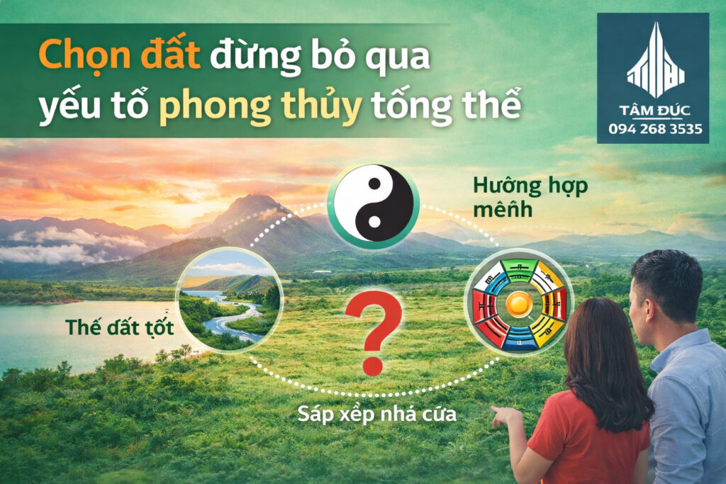 chon dat dung bo qua yeu to phong thuy tong the