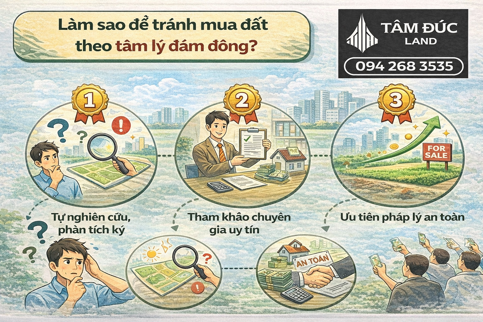 lam sao de tranh mua dat theo tam ly dam dong