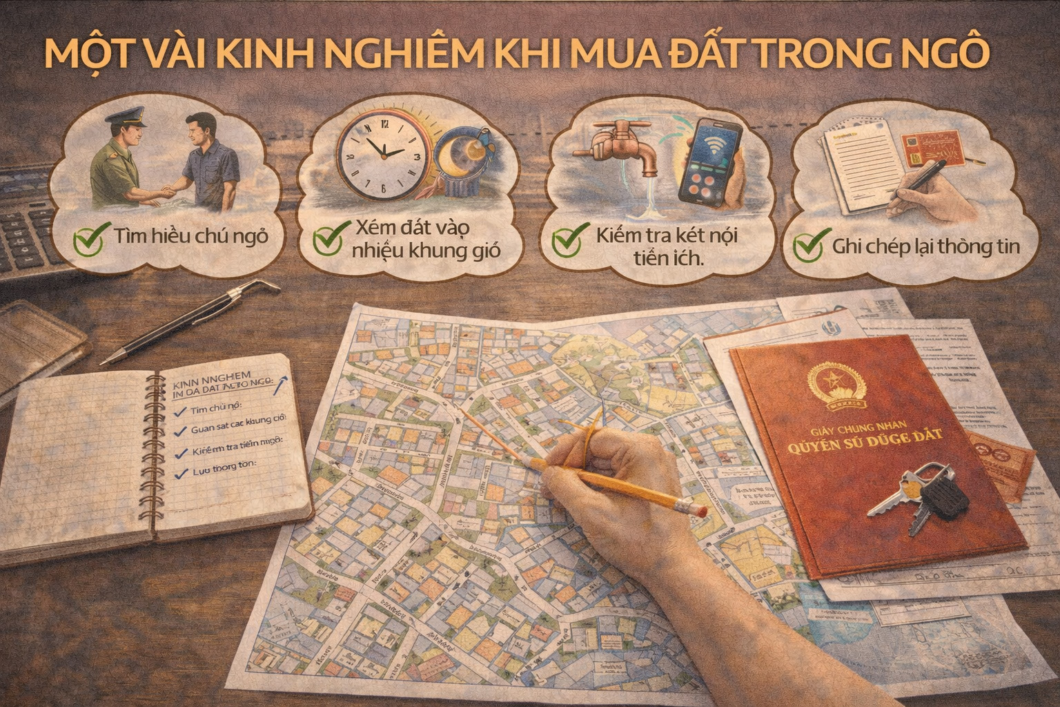 mot vai kinh nghiem khi mua dat trong ngo