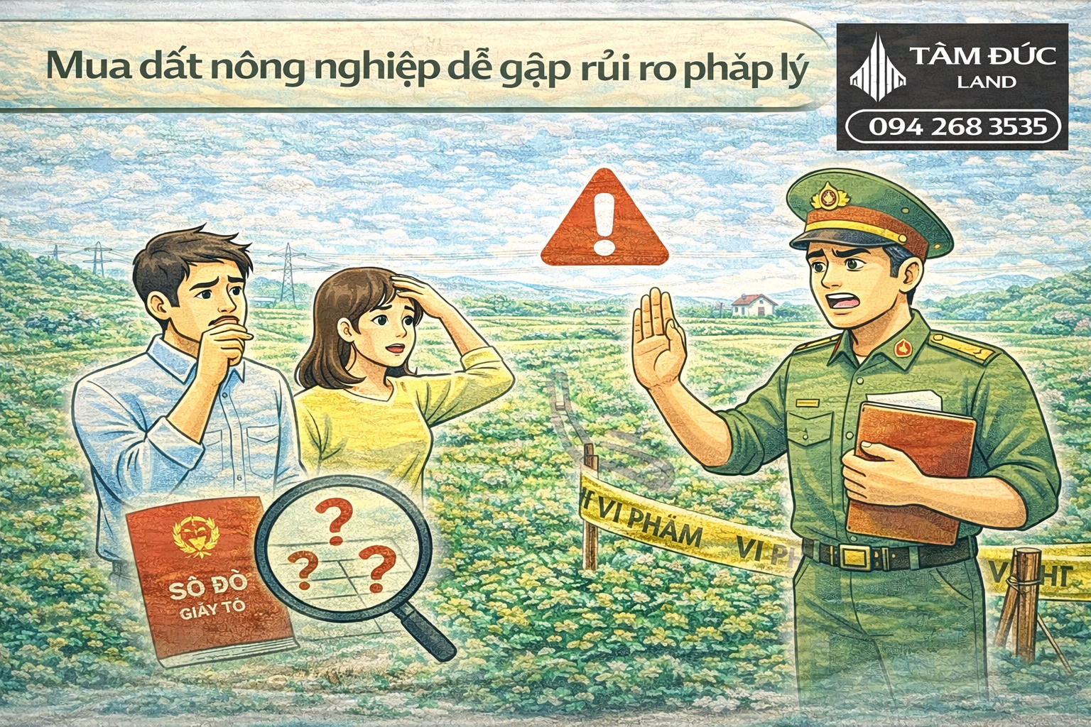 mua dat nong nghiep de gap rui ro phap ly