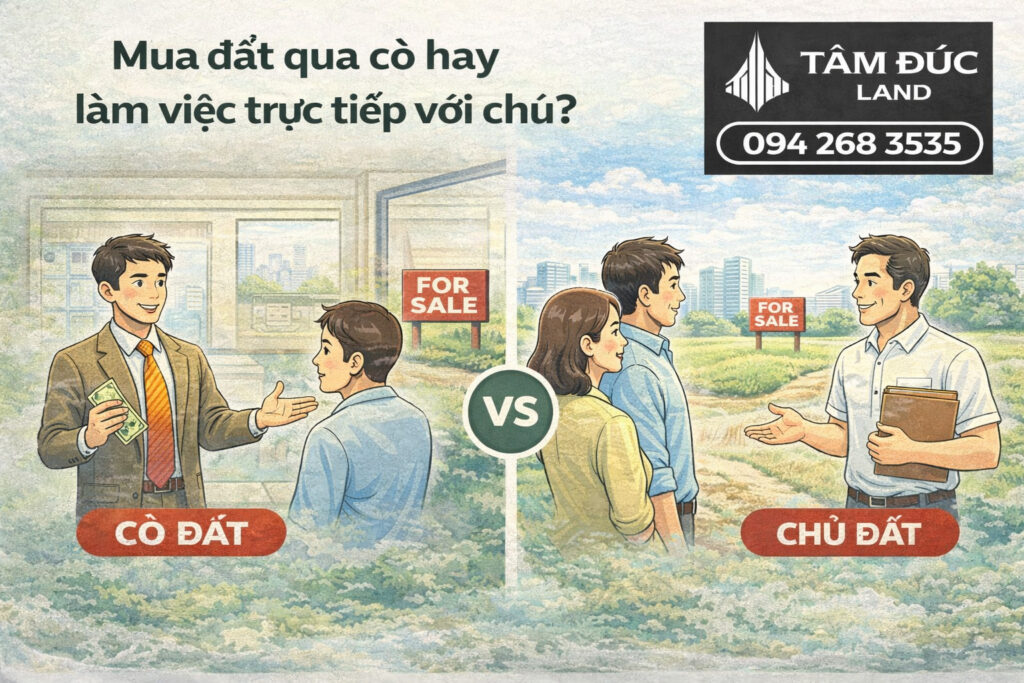 mua dat qua co hay lam truc tiep voi chu