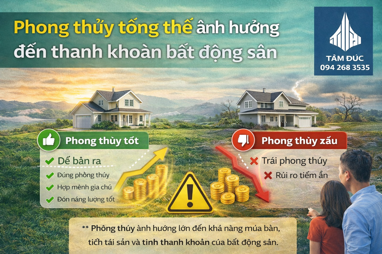 phong thuy tong the anh huong den thanh khoan bat dong san