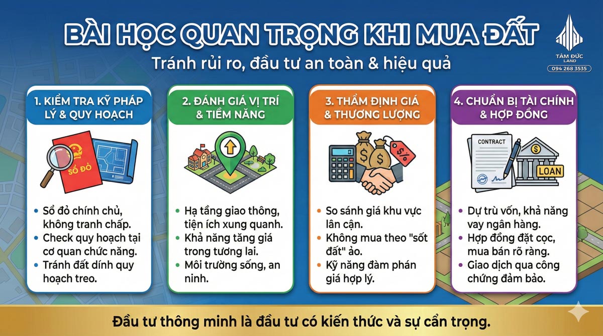 Bài học quan trọng khi mua đất tranh chấp