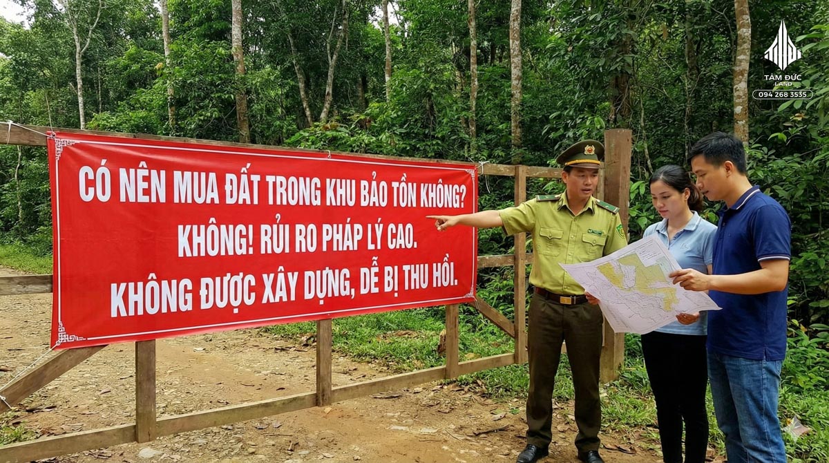 Có nên mua đất trong khu bảo tồn không?