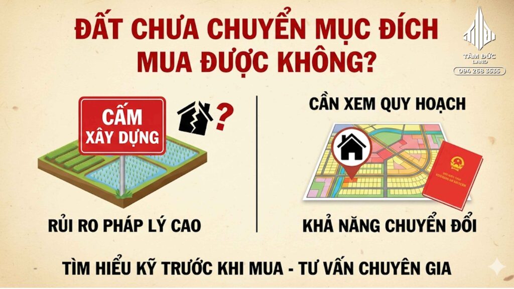 Đất chưa chuyển mục đích mua được không | Đức BĐS Ninh Bình 1 dat chua chuyen muc dich mua duoc khong