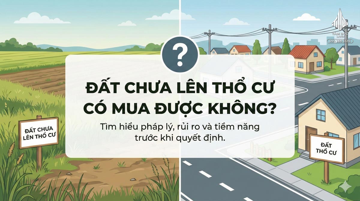 Đất chưa lên thổ cư mua được không | Đức BĐS Ninh Bình 3 Đất chưa lên thổ cư có mua được không?