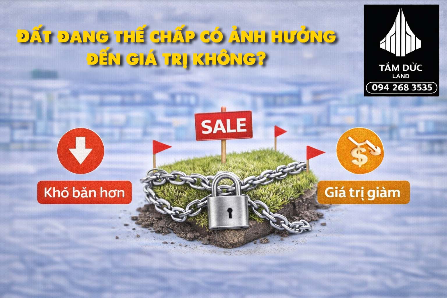 Đất đang thế chấp có mua được không | Đức BĐS Ninh Bình 8 dat dang the chap co anh huong den gia tri khong