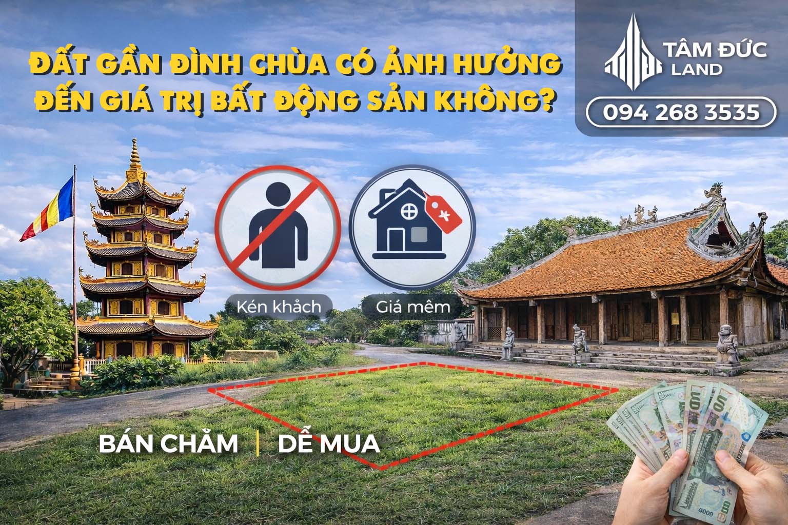 dat gan dinh chua co anh huong den gia tri bat dong san khong