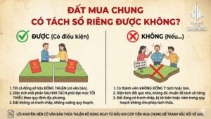 dat mua chung co tach rieng duoc khong