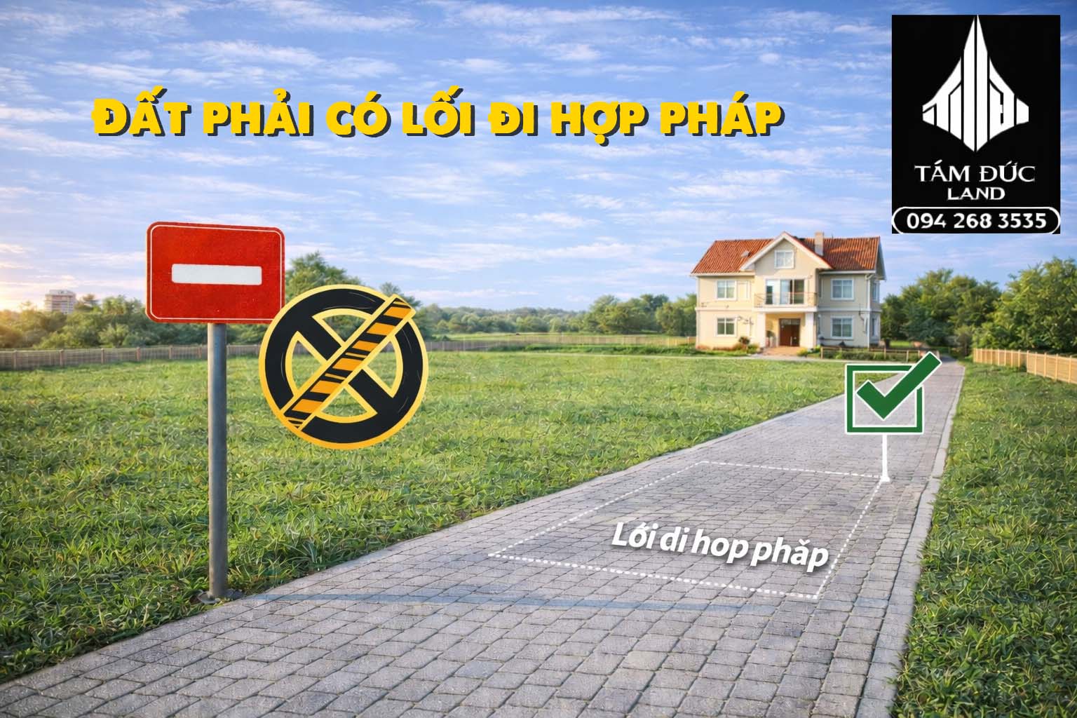 dat phai co loi di hop phap