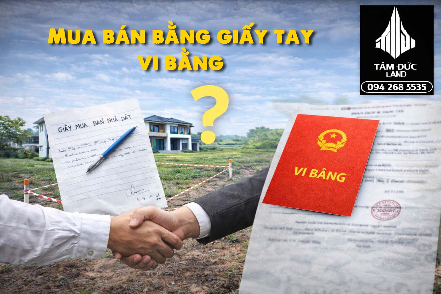 Vì sao lô đất bán lâu thường vướng pháp lý | Đức BĐS Ninh Bình 6 mua ban bang giay tay vi bang