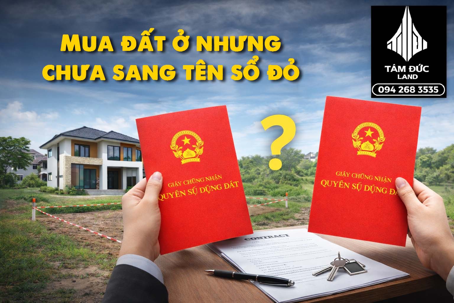 mua dat o nhung chua sang ten so do