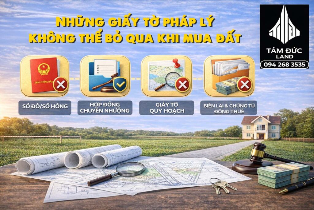 nhung giay to phap ly khong the bo qua khi mua dat