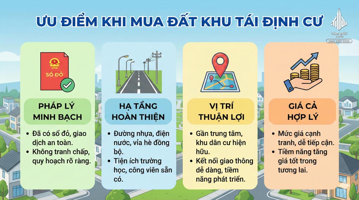 Đất nằm trong khu tái định cư có nên mua | Đức BĐS Ninh Bình 3 Ưu điểm khi mua đất khu tái định cư