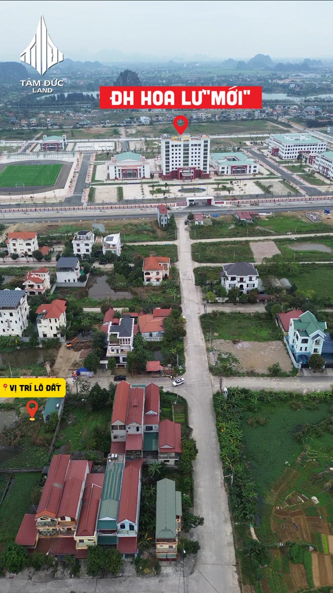 Vị Trí lô đất gần Đại Học Hoa Lư