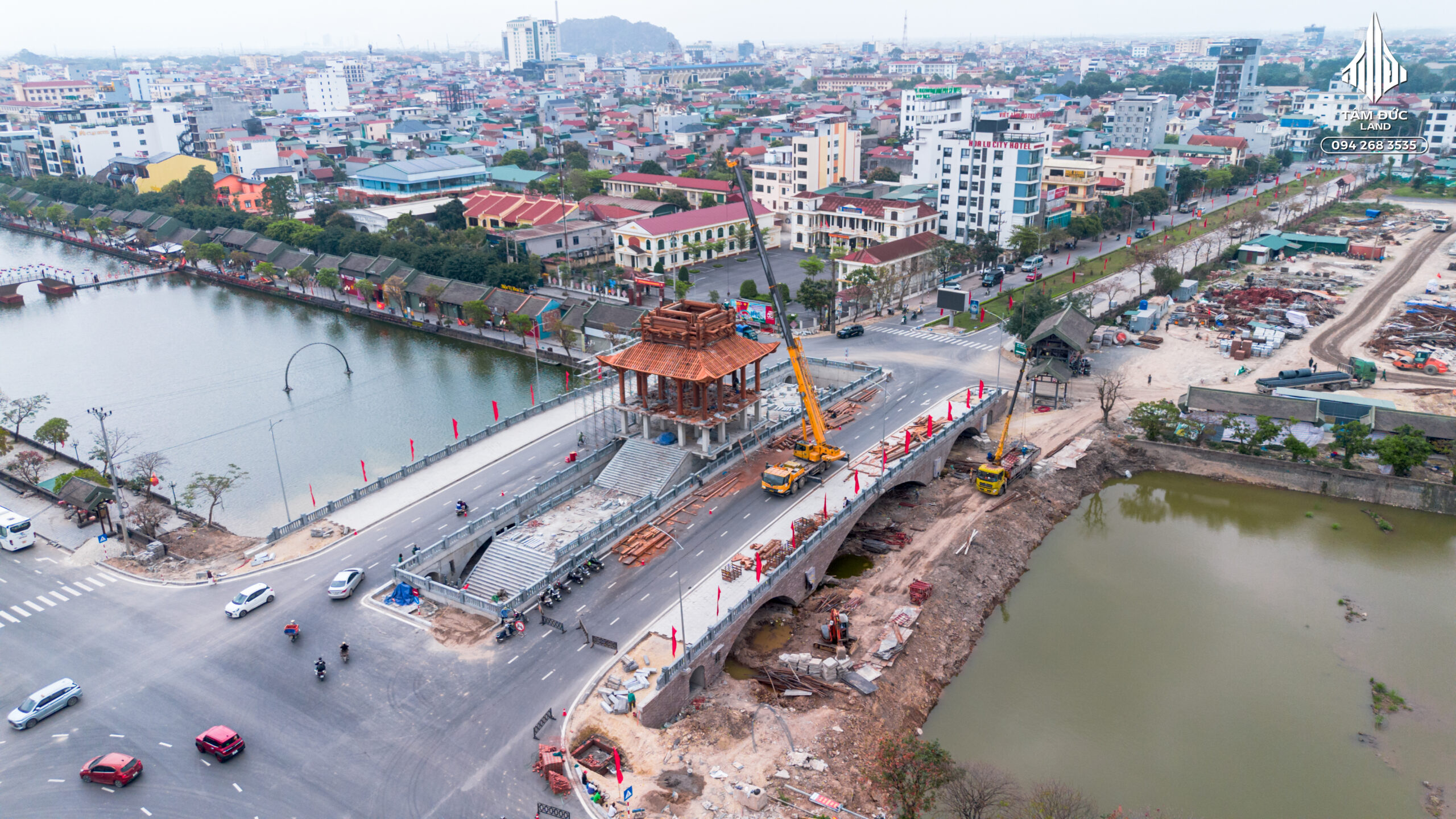 Cầu Tràng An 180 tỷ đồng chính thức vào giai đoạn cuối cùng