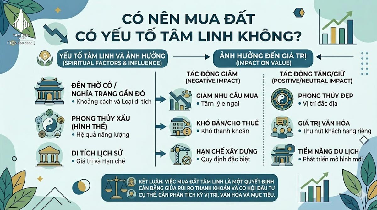 Đất có yếu tố tâm linh có ảnh hưởng giá trị không | Đức BĐS Ninh Bình 6 Có nên mua đất có yếu tố tâm linh không?