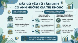 Đất có yếu tố tâm linh có ảnh hưởng giá trị không?