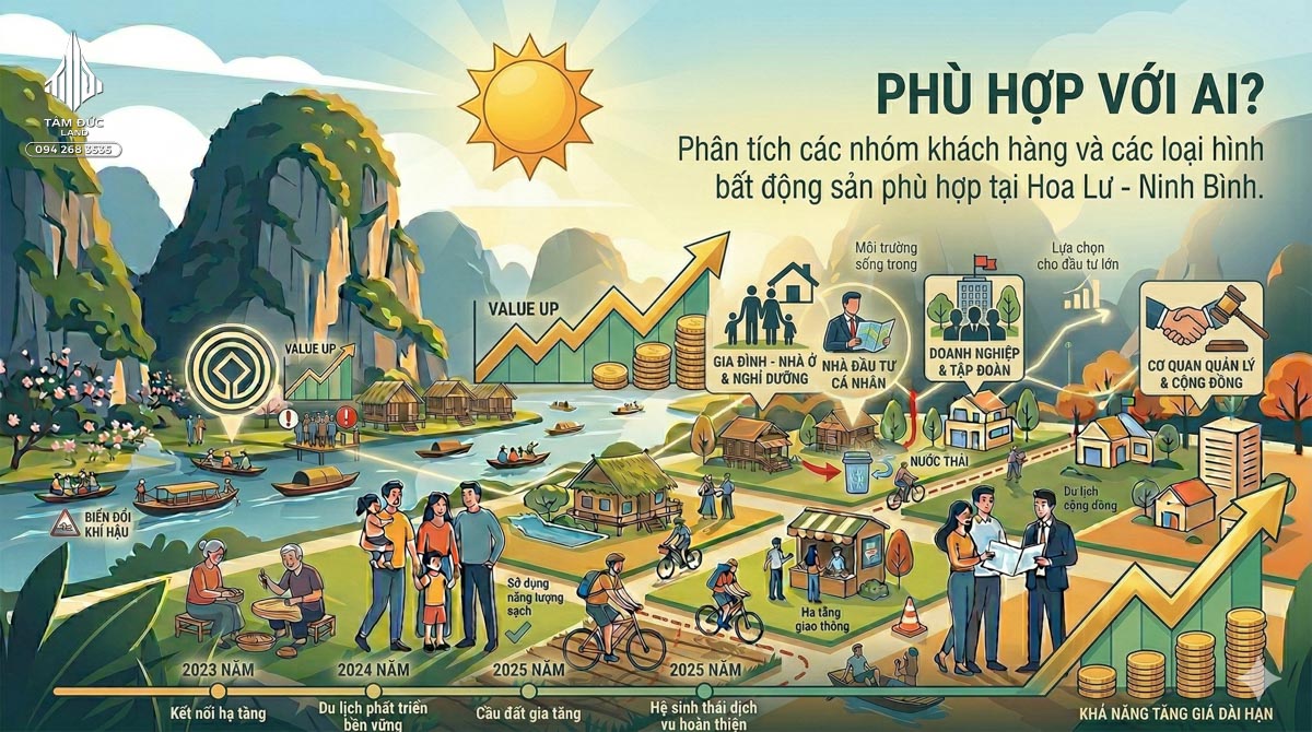 Đất quanh Tràng An có tiềm năng sinh lời không | Đức BĐS Ninh Bình 7 Đất quanh Tràng An phù hợp với ai?