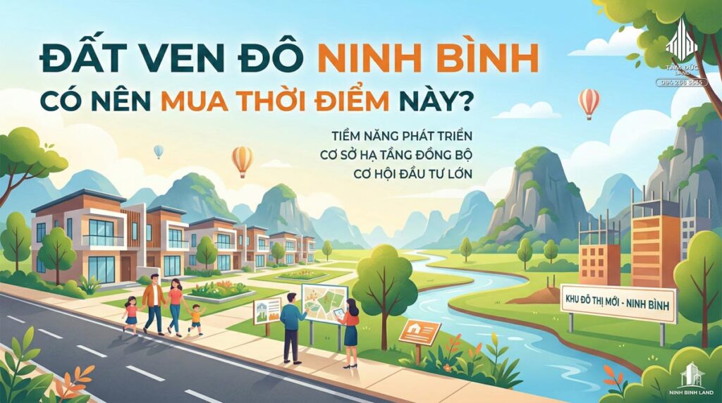 Đất ven đô Ninh Bình có nên mua thời điểm này?