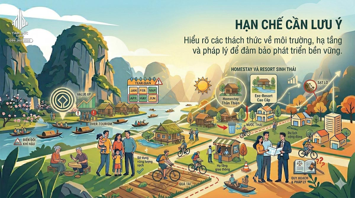 Đất quanh Tràng An có tiềm năng sinh lời không | Đức BĐS Ninh Bình 5 Hạn chế và rủi ro khi mua đất quanh Tràng An