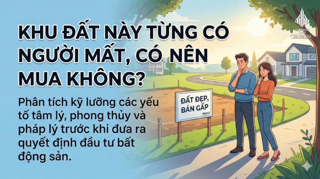 Khu đất từng có người mất có nên mua không?
