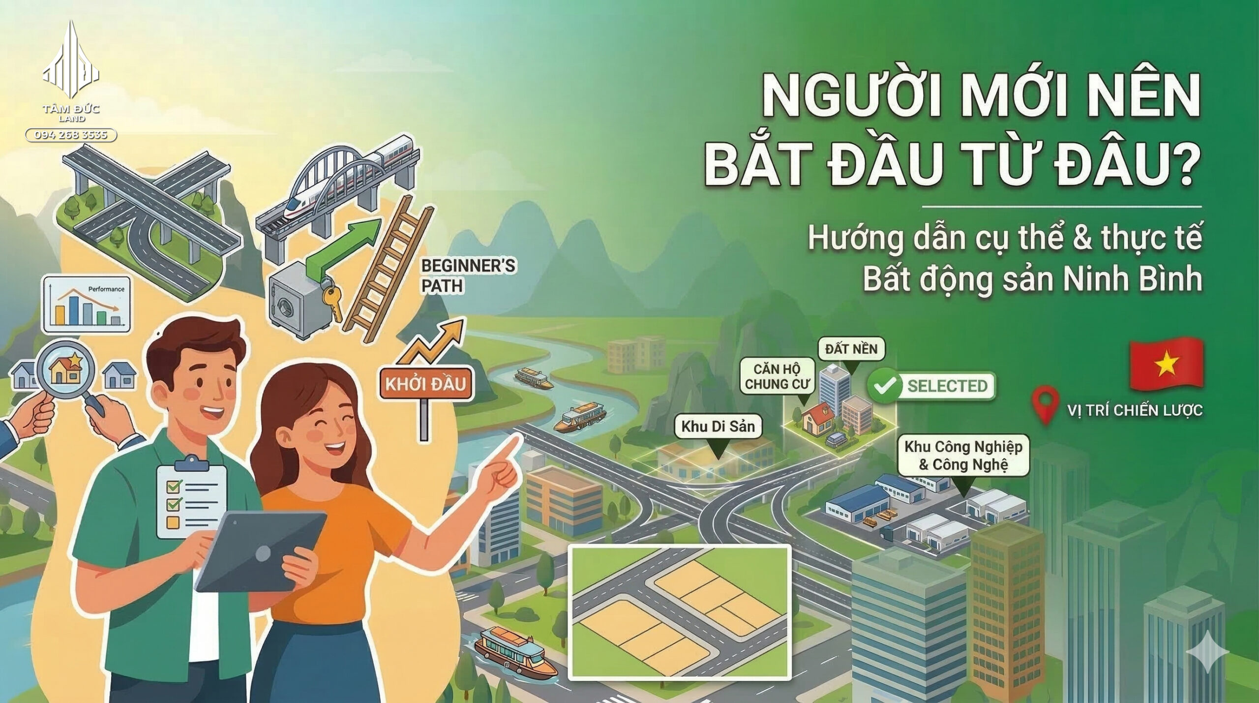 Người mới đầu tư BĐS Ninh Bình nên bắt đầu từ đâu