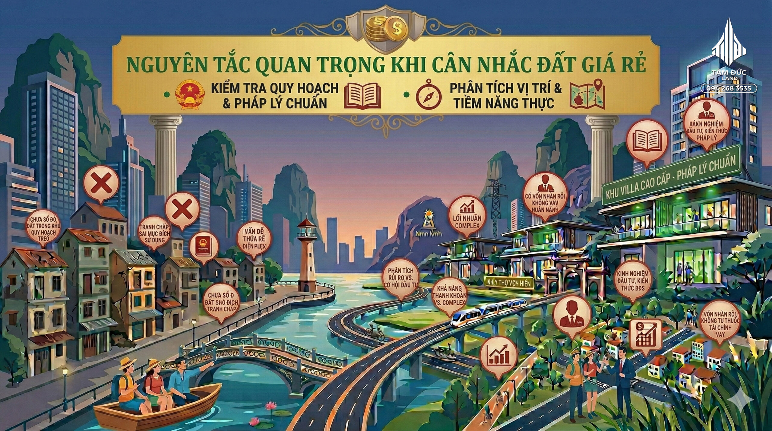 Đất có vấn đề pháp lý nhưng giá rẻ có nên mua | Đức BĐS Ninh Bình 7 Nguyên tắc quan trọng khi cân nhắc mua đất giá rẻ