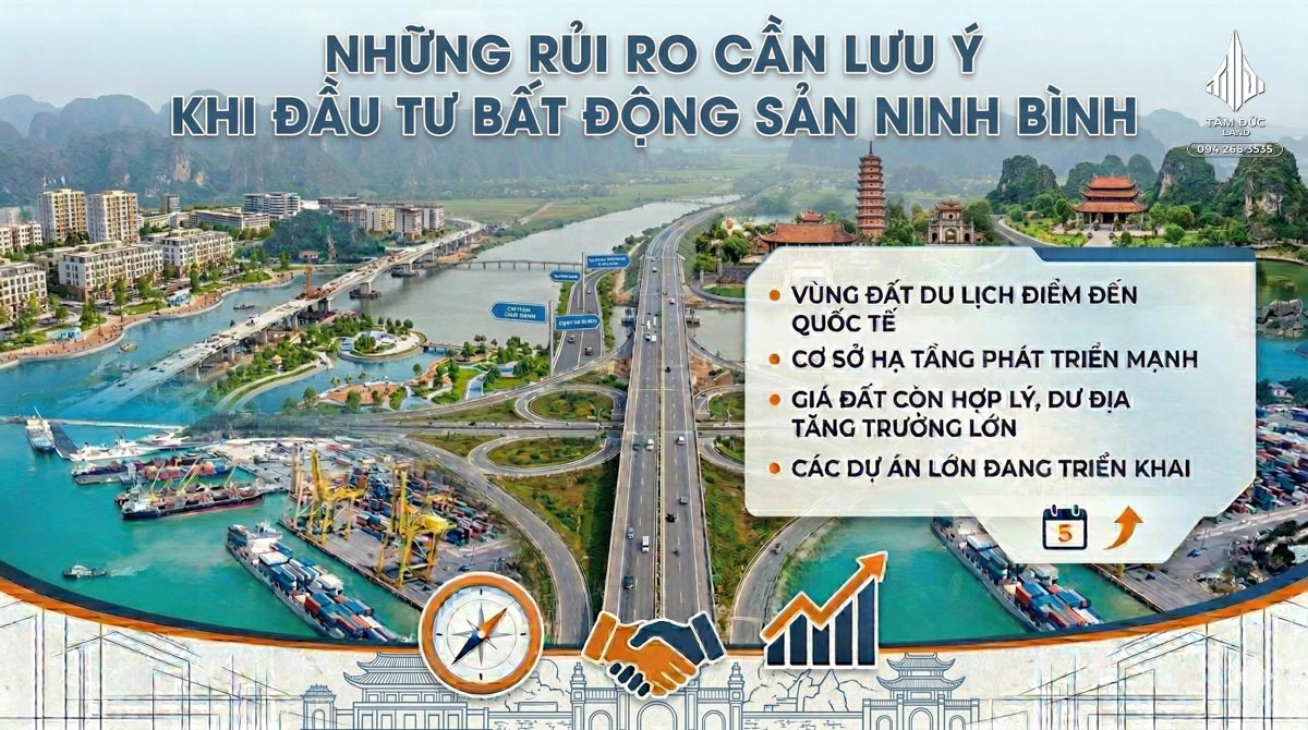 Có nên đầu tư đất Ninh Bình trong 5 năm tới | Đức BĐS Ninh Bình 6 Những rủi ro khi đầu tư đất Ninh Bình