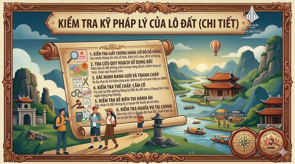 Đầu tư đất du lịch tại Ninh Bình cần lưu ý gì | Đức BĐS Ninh Bình 3 Pháp lý đất du lịch Ninh Bình cần được kiểm tra kỹ trước khi đầu tư