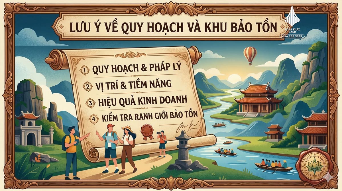 Đầu tư đất du lịch tại Ninh Bình cần lưu ý gì | Đức BĐS Ninh Bình 2 Quy hoạch đất du lịch tại Ninh Bình cần kiểm tra kỹ