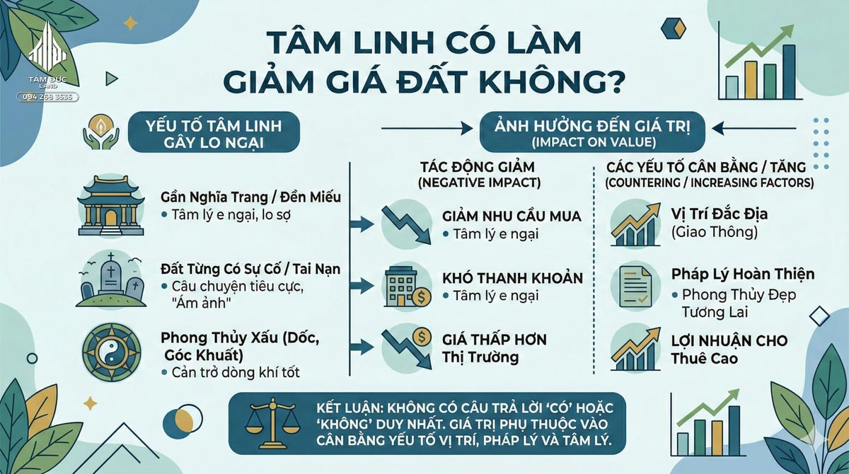 Đất có yếu tố tâm linh có ảnh hưởng giá trị không | Đức BĐS Ninh Bình 3 Tâm linh có làm giảm giá đất không?
