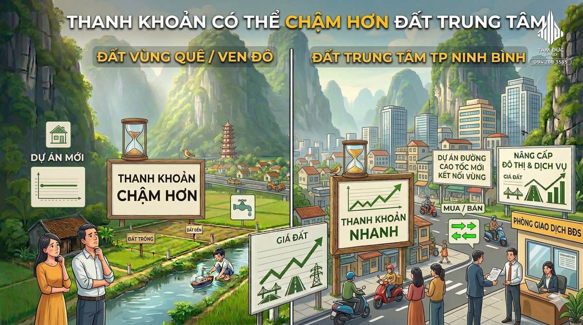 Đất vùng quê Ninh Bình có nên mua giữ tiền | Đức BĐS Ninh Bình 5 Thanh khoản đất vùng quê Ninh Bình