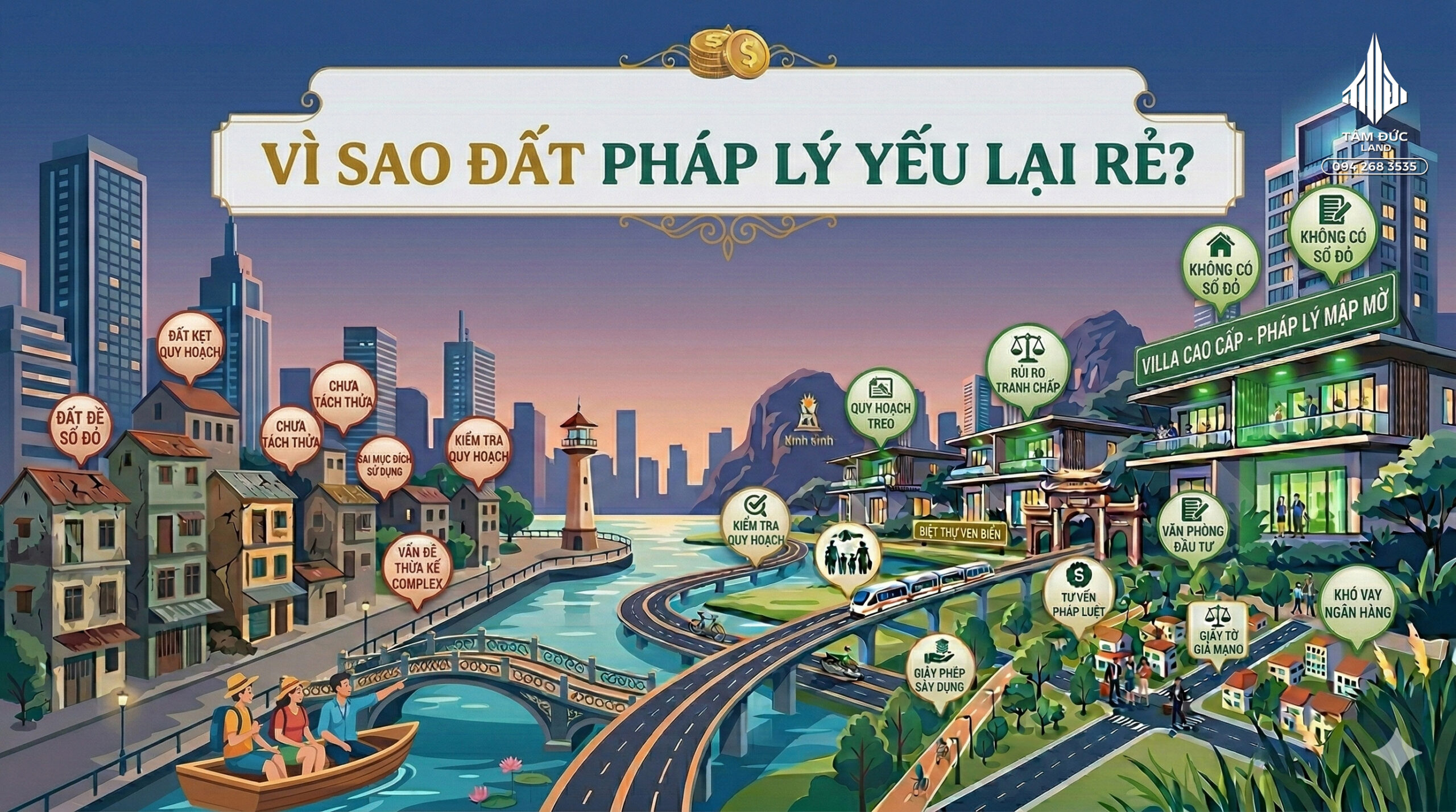 Đất có vấn đề pháp lý nhưng giá rẻ có nên mua | Đức BĐS Ninh Bình 3 Vì sao đất pháp lý yếu lại rẻ?