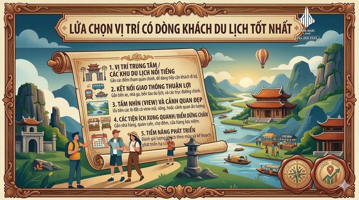 Đầu tư đất du lịch tại Ninh Bình cần lưu ý gì | Đức BĐS Ninh Bình 4 Vị trí đất du lịch Ninh Bình ảnh hưởng lớn đến khả năng khai thác