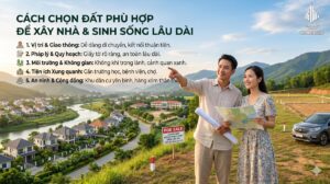 Cách chọn đất phù hợp để xây nhà và sinh sống lâu dài