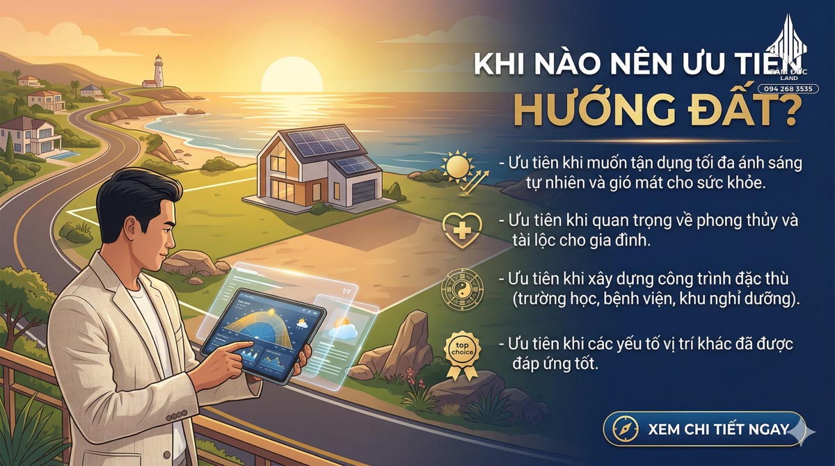 Có nên chọn đất theo hướng hay theo vị trí 