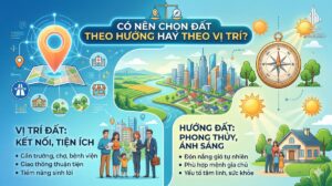Có nên chọn đất theo hướng hay theo vị trí