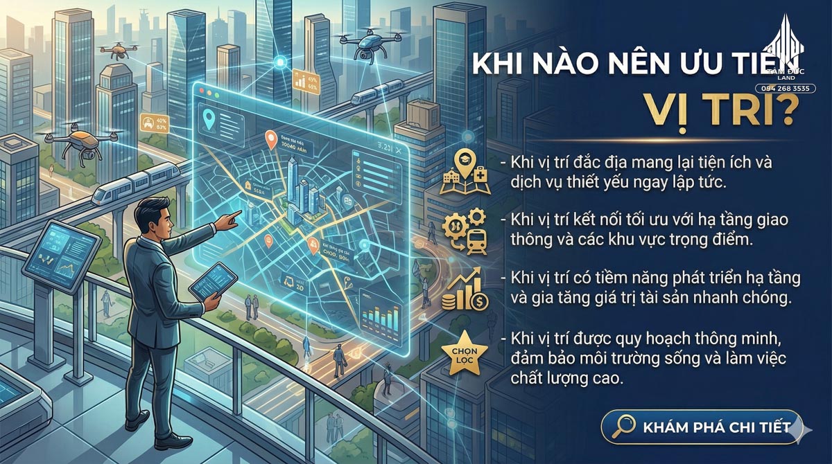 Có nên chọn đất theo hướng hay theo vị trí 