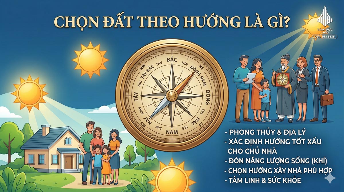 Có nên chọn đất theo hướng hay theo vị trí 