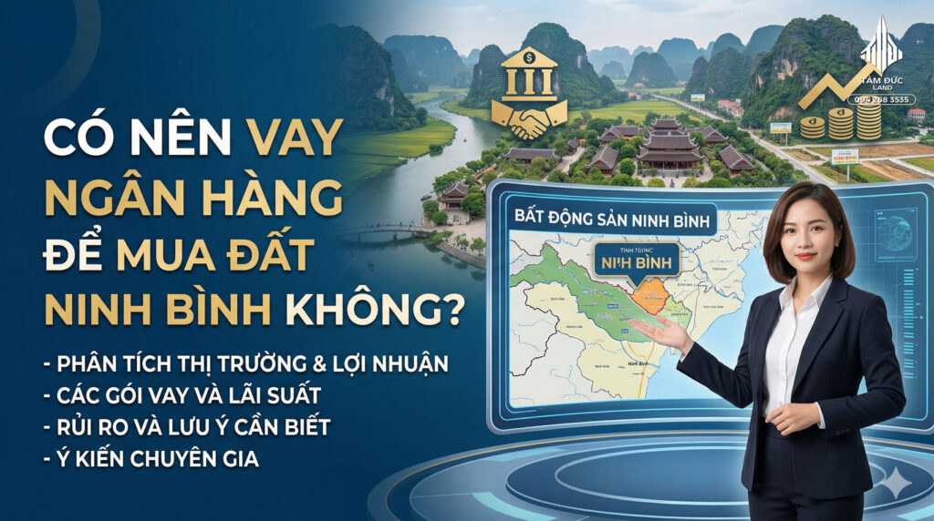 Có nên vay ngân hàng để mua đất Ninh Bình không | Đức BĐS Ninh Bình 1 Có nên vay ngân hàng để mua đất Ninh Bình