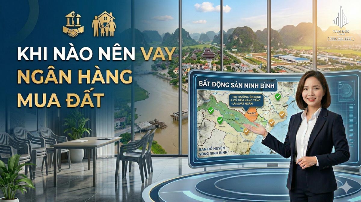 Có nên vay ngân hàng để mua đất Ninh Bình