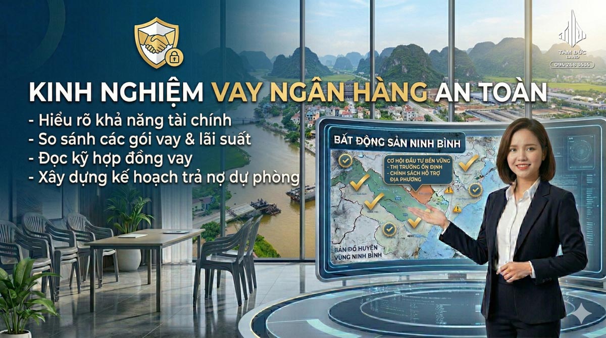 Có nên vay ngân hàng để mua đất Ninh Bình