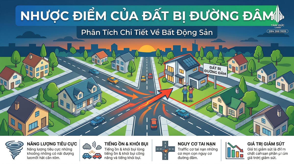 Đất bị đường đâm có đáng lo không | Đức BĐS Ninh Bình 4 Đất bị đường đâm có đáng lo không