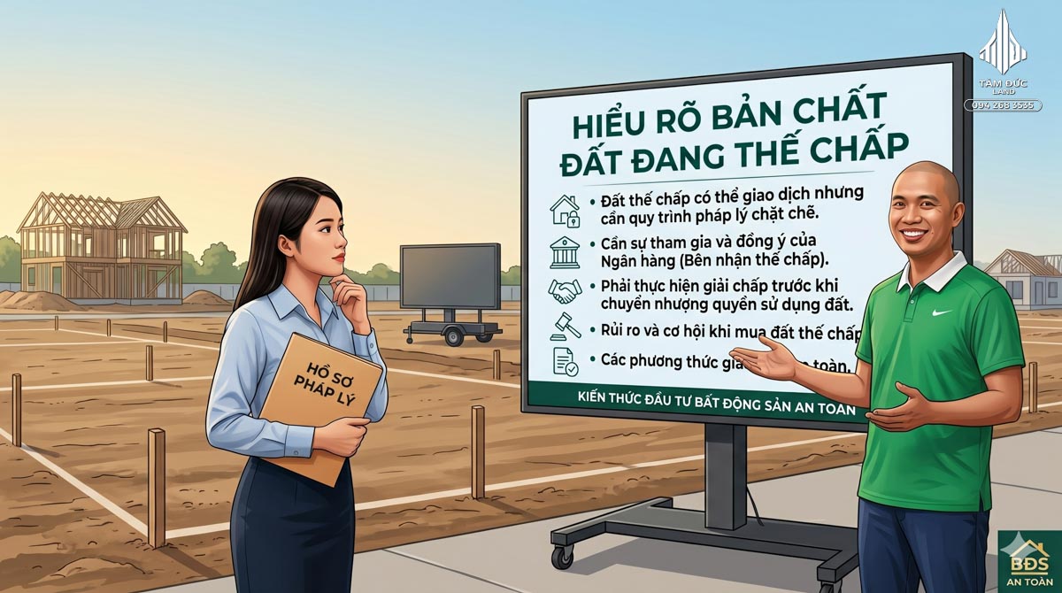 Đất đang thế chấp có nên giao dịch không | Đức BĐS Ninh Bình 2 Đất đang thế chấp có nên giao dịch không