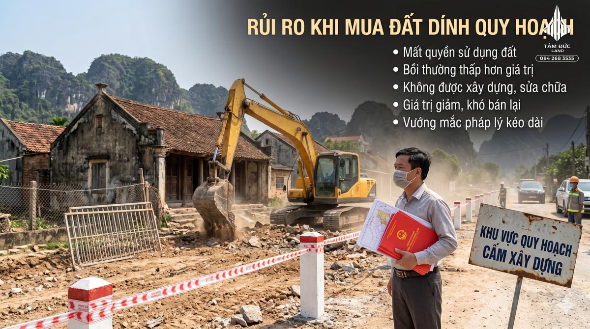 Đất dính quy hoạch mở đường có nên mua không
