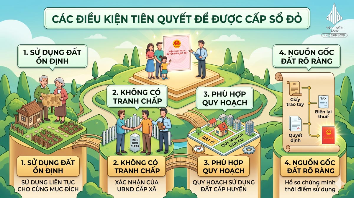 Đất không có giấy tờ có làm được sổ đỏ không? | Đức BĐS Ninh Bình 3 Đất không có giấy tờ có làm được sổ đỏ không?