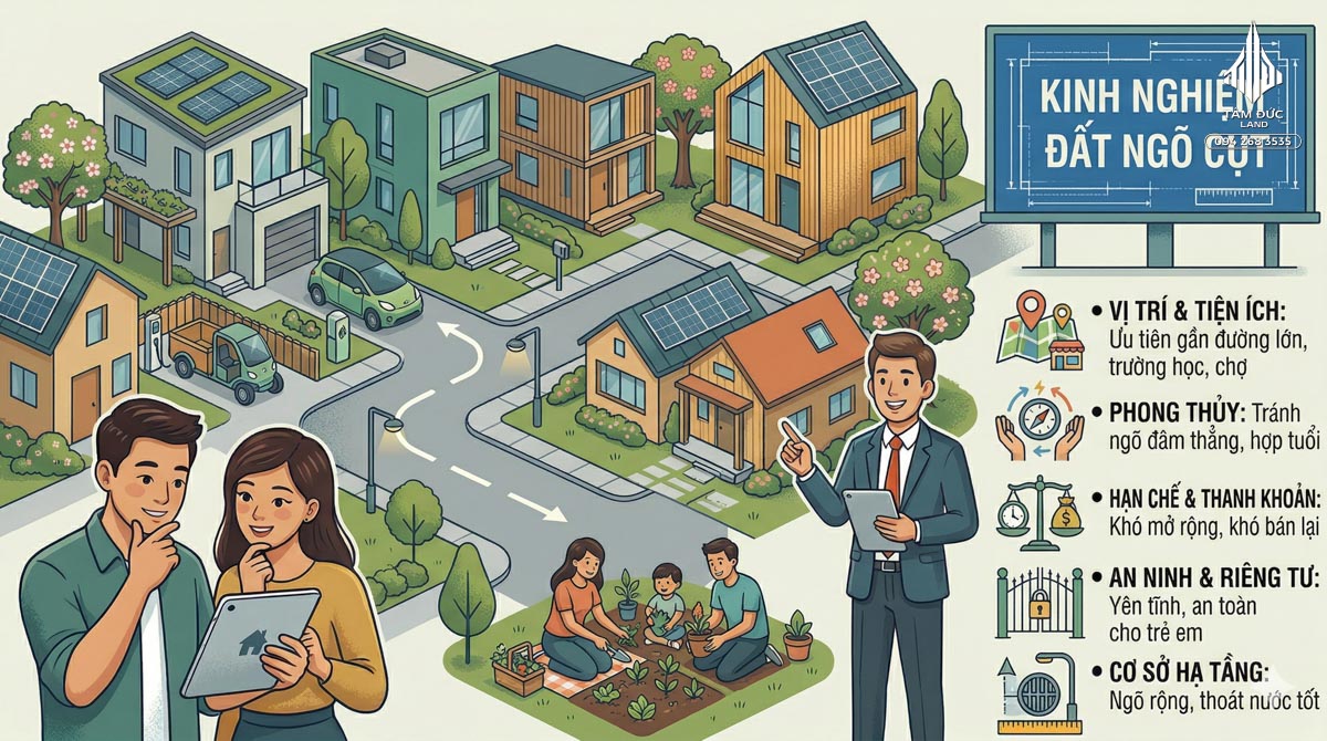 Đất ngõ cụt có ảnh hưởng gì khi ở lâu dài không