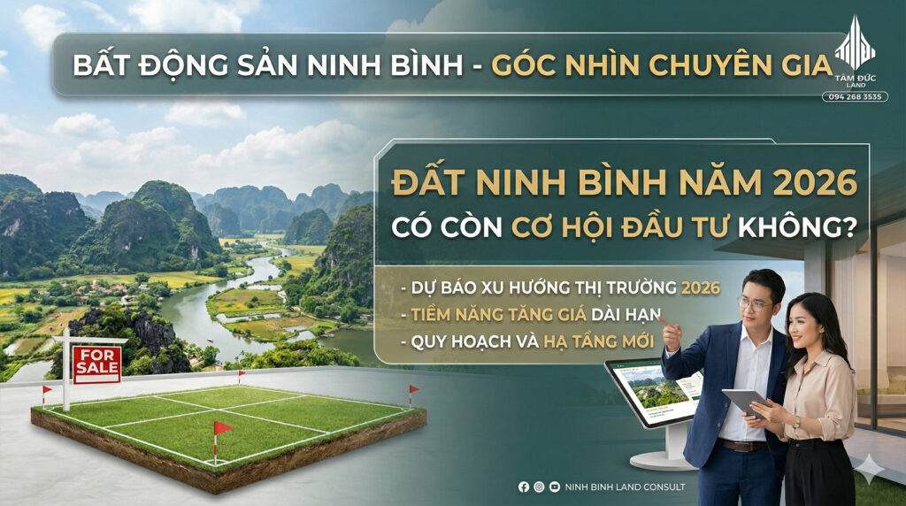 Đất Ninh Bình năm 2026 có còn cơ hội đầu tư không